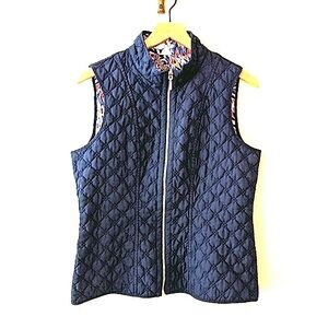 Alfred Dunner Reversible Quilted Vest size 8